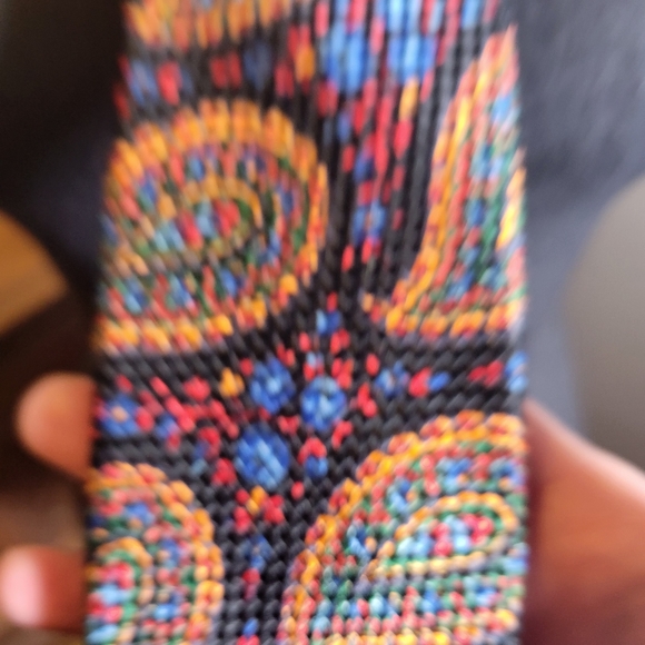 VINTAGE CHRISTIAN DIOR PAISLEY SILK TIE - Picture 5 of 7